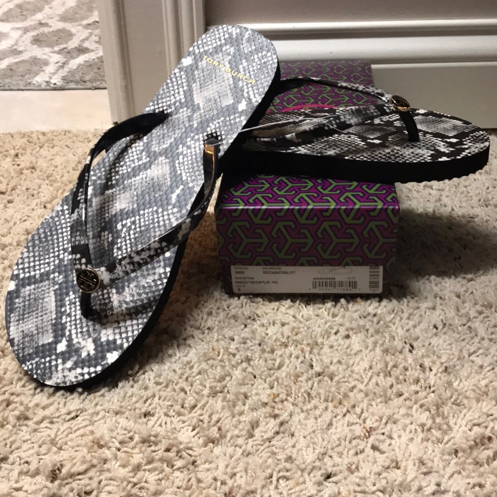 Tory Burch printed flip flop